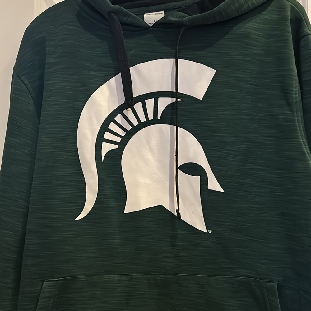 Michigan State hoodie large like new MSU excellent condition comfortable Spartan